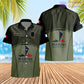 Personalized France Soldier/ Veteran Camo With Name And Rank Hawaii Shirt Printed - 17029440