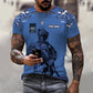 Personalized Australian Soldier/ Veteran Camo With Name And Rank T-shirt 3D Printed - 17017344