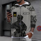 Personalized Australian Soldier/ Veteran Camo With Name And Rank T-shirt 3D Printed - 17017344