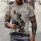 Personalized Germany Soldier/ Veteran Camo With Name And Rank T-shirt 3D Printed -0512230001
