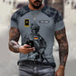 Personalized Germany Soldier/ Veteran Camo With Name And Rank T-shirt 3D Printed -0512230001