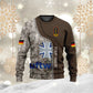Personalized Germany Soldier/ Veteran Camo With Name And Rank T-shirt 3D Printed - 0711230004