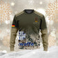 Personalized Germany Soldier/ Veteran Camo With Name And Rank T-shirt 3D Printed - 16993152
