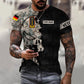 Personalized Germany Soldier/ Veteran Camo With Name And Rank T-shirt 3D Printed - 1699315205
