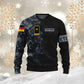Personalized Germany Soldier/ Veteran Camo With Name And Rank T-shirt 3D Printed - 1699315205
