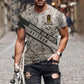 Personalized Germany Soldier/ Veteran Camo With Name And Rank T-shirt 3D Printed - 0711230013