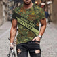 Personalized Germany Soldier/ Veteran Camo With Name And Rank T-shirt 3D Printed - 0711230013