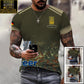 Personalized Germany Soldier/ Veteran Camo With Name And Rank T-shirt 3D Printed - 16993152