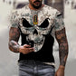 T-shirt personnalisé avec camouflage soldat/vétéran allemand avec nom et grade imprimé en 3D - 0711230014