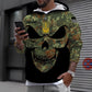 T-shirt personnalisé avec camouflage soldat/vétéran allemand avec nom et grade imprimé en 3D - 0711230014