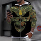 T-shirt personnalisé avec camouflage soldat/vétéran allemand avec nom et grade imprimé en 3D - 0711230014