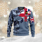Personalized UK Soldier/ Veteran Camo With Name And Rank T-shirt 3D Printed - 16995744
