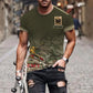 Personalized UK Soldier/ Veteran Camo With Name And Rank T-shirt 3D Printed - 1011230003