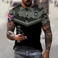 Personalized UK Soldier/ Veteran Camo With Name And Rank T-shirt 3D Printed - 1011230005