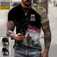 Personalized UK Soldier/ Veteran Camo With Name And Rank T-shirt 3D Printed - 16976736