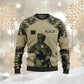 Personalized France Soldier/ Veteran Camo With Name And Rank T-shirt 3D Printed -17017344