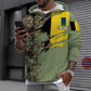 T-shirt personnalisé avec camouflage soldat/vétéran belge avec nom et grade imprimé en 3D - 0311230001
