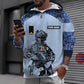 Personalized Belgium Soldier/ Veteran Camo With Name And Rank  T-shirt 3D Printed  - 17023392