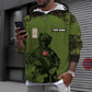 Personalized Denmark Soldier/ Veteran Camo With Name And Rank  T-shirt 3D Printed  - 1212230001