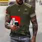 Personalized Swiss Soldier/ Veteran Camo With Name And Rank T-shirt 3D Printed - 1011230003