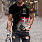 Personalized Swiss Soldier/ Veteran Camo With Name And Rank T-shirt 3D Printed - 1910230001