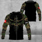 Personalized Swiss Soldier/ Veteran Camo With Name And Rank T-shirt 3D Printed - 2010230001