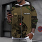 Personalized Swiss Soldier/ Veteran Camo With Name And Rank T-shirt 3D Printed - 17023392