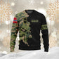 Personalized Norway Soldier/ Veteran Camo With Name And Rank T-shirt 3D Printed - 1011230002