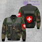 Personalized Swiss Soldier/ Veteran Camo With Name And Rank Hoodie 3D Printed - 1101240001