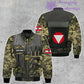 Personalized Austria Soldier/ Veteran Camo With Name And Rank Hoodie 3D Printed - 1101240001