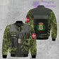 Personalized Denmark Soldier/ Veteran Camo With Name And Rank Hoodie 3D Printed - 17049312