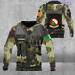 Personalized Ireland Soldier/ Veteran Camo With Name And Rank Hoodie 3D Printed  - 17049312