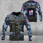 Personalisierter Kapuzenpullover mit Camouflage-Muster für britische Soldaten/Veteranen mit Namen und Rang, 3D-Druck – 1101240001