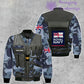 Personalisierter Kapuzenpullover mit Camouflage-Muster für britische Soldaten/Veteranen mit Namen und Rang, 3D-Druck – 1101240001