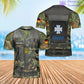 Personalized Germany Soldier/ Veteran Camo With Name And Rank Hoodie 3D Printed  - 17049312