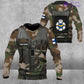 Personalized Finland Soldier/ Veteran Camo With Name And Rank Hoodie 3D Printed  - 17049312