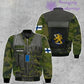 Personalized Finland Soldier/ Veteran Camo With Name And Rank Hoodie 3D Printed  - 1101240001