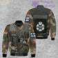 Personalized Finland Soldier/ Veteran Camo With Name And Rank Hoodie 3D Printed  - 17049312