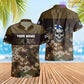 Personalized Finland Soldier/ Veteran Camo With Name And Rank T-shirt 3D Printed  - 17070912
