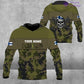 Personalized Finland Soldier/ Veteran Camo With Name And Rank T-shirt 3D Printed  - 17070912