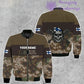 Personalized Finland Soldier/ Veteran Camo With Name And Rank T-shirt 3D Printed  - 17070912