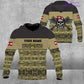 Personalized Austrian Soldier/ Veteran Camo With Name And Rank T-shirt 3D Printed - 17067456