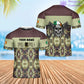 Personalized Ireland Soldier/ Veteran Camo With Name And Rank T-shirt 3D Printed  - 1201240001