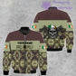 Personalized Ireland Soldier/ Veteran Camo With Name And Rank T-shirt 3D Printed  - 1201240001