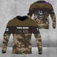 Personalized Finland Soldier/ Veteran Camo With Name And Rank T-shirt 3D Printed  - 17070912
