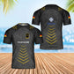 Personalized Germany Soldier/ Veteran Camo With Name And Rank Hawaii Shirt 3D Printed  - 17053632