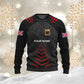 Personalized UK Soldier/ Veteran Camo With Name And Rank Ugly Sweater 3D Printed  - 1601240001