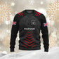 Personalized UK Soldier/ Veteran Camo With Name And Rank Ugly Sweater 3D Printed  - 1601240001