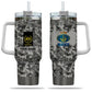 Personalized Australian Soldier/ Veteran Camo With Name And Rank 40oz Tumbler 3D Printed - 17060544