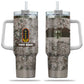 Personalized Germany Soldier/ Veteran Camo With Name And Rank 40oz Tumbler 3D Printed - 2401240001